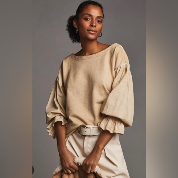Anthropologie Tops - #953 Anthropologie Pilcro Mixed-Media Pullover size Medium